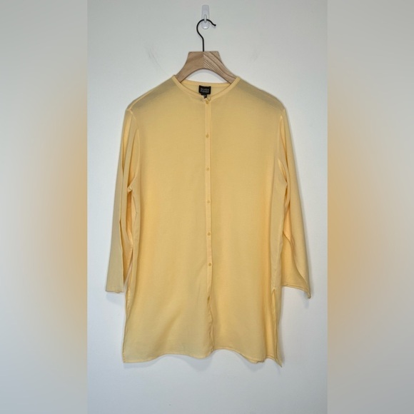 Eileen Fisher 100% cotton tunic top  , sz small NWOT - Picture 1 of 7